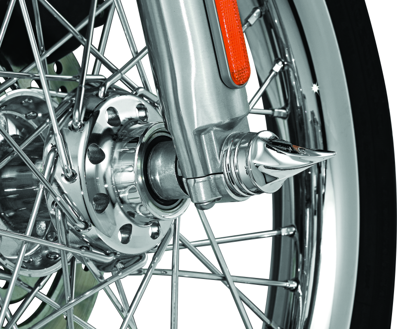 Kuryakyn Twisted Axle Caps Chrome Kuryakyn Twisted Axle Caps Chrome