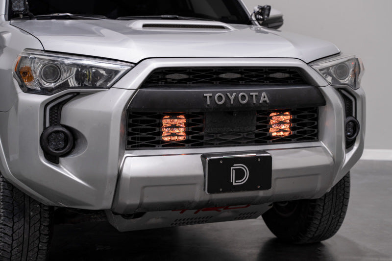 Diode Dynamics 14-23 Toyota 4Runner SS5 Stealth Grille LED 4-Pod Kit - Pro White Combo Diode Dynamics 14-23 Toyota 4Runner SS5 Stealth Grille LED 4-Pod Kit - Pro White Combo