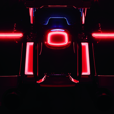 Kuryakyn Tracer LED Taillight Red Lens With License Light