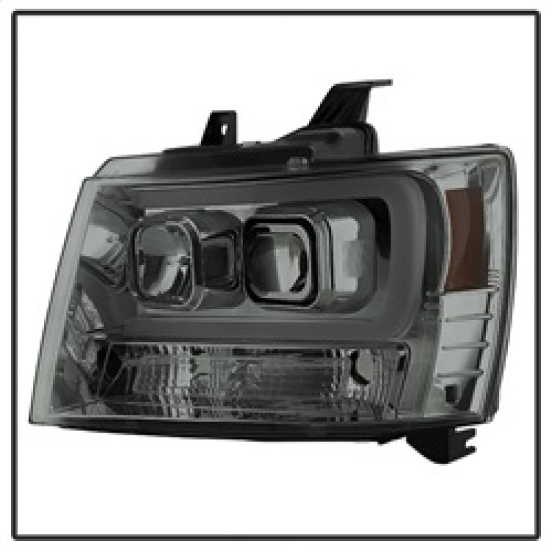 Spyder 07-14 Chevy Suburban/1500/2500/Tahoe V2 Projector Headlights Smoke PRO-YD-CSUB07V2-DRL-SM Spyder 07-14 Chevy Suburban/1500/2500/Tahoe V2 Projector Headlights Smoke PRO-YD-CSUB07V2-DRL-SM