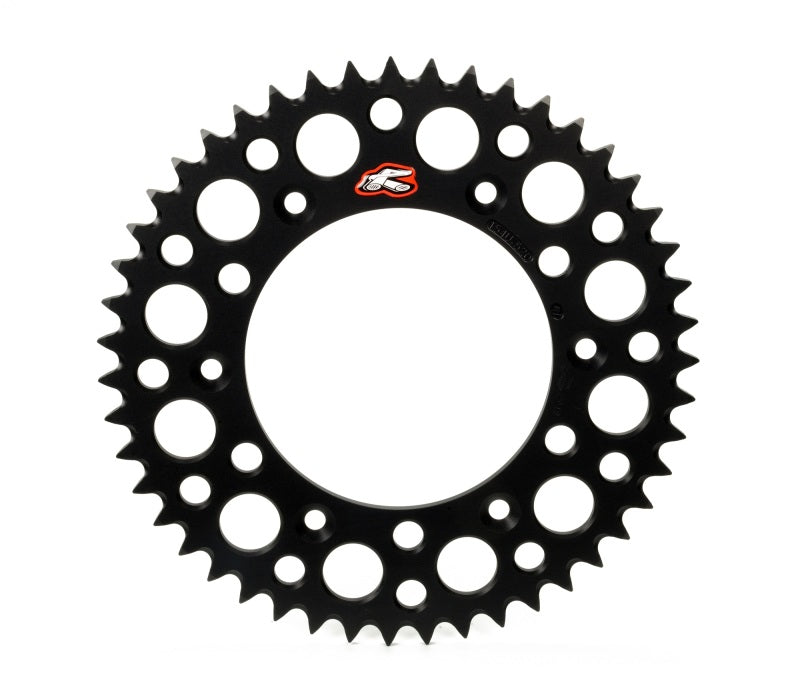 Renthal 96-18 Honda CR250R/CRF150-450R/X/XR 250R/650R Rear Grooved Sprocket - Blk 520-48P Teeth Renthal 96-18 Honda CR250R/CRF150-450R/X/XR 250R/650R Rear Grooved Sprocket - Blk 520-48P Teeth