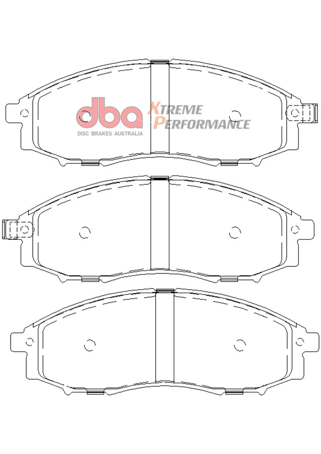 DBA 00-04 Nissan Xterra XP650 Front Brake Pads DBA 00-04 Nissan Xterra XP650 Front Brake Pads