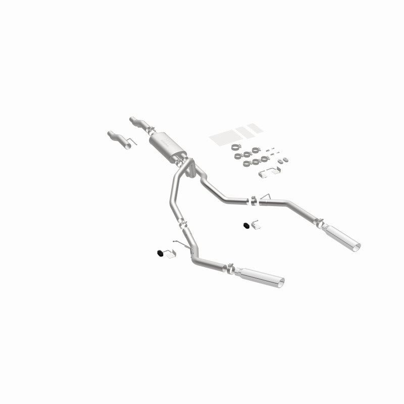 MagnaFlow 11 Ford F-150 3.7L/5.0L/6.2L SS Catback Exhaust Dual Split Rear Exit w/ 3.5in SS Tips MagnaFlow 11 Ford F-150 3.7L/5.0L/6.2L SS Catback Exhaust Dual Split Rear Exit w/ 3.5in SS Tips