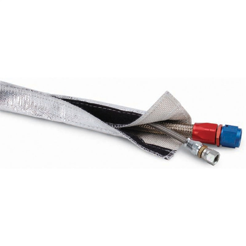 DEI Heat Shroud 1in I.D. x 3ft - Aluminized Sleeving - Hook and Loop Edge DEI Heat Shroud 1in I.D. x 3ft - Aluminized Sleeving - Hook and Loop Edge