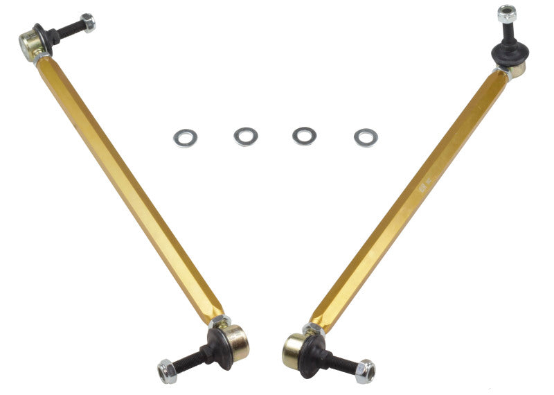 Whiteline 10+ Chevy Camaro FR Coupe Front Sway Bar - Link Assy H/D Adj Steel Ball (380mm C to C) Whiteline 10+ Chevy Camaro FR Coupe Front Sway Bar - Link Assy H/D Adj Steel Ball (380mm C to C)