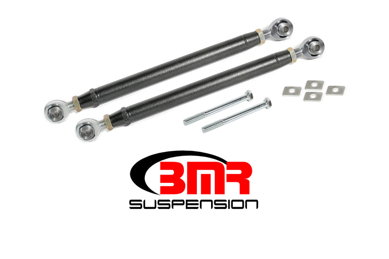 BMR 16-17 6th Gen Camaro Rear Double Adj. Rod Ends Toe Rods - Black Hammertone BMR 16-17 6th Gen Camaro Rear Double Adj. Rod Ends Toe Rods - Black Hammertone