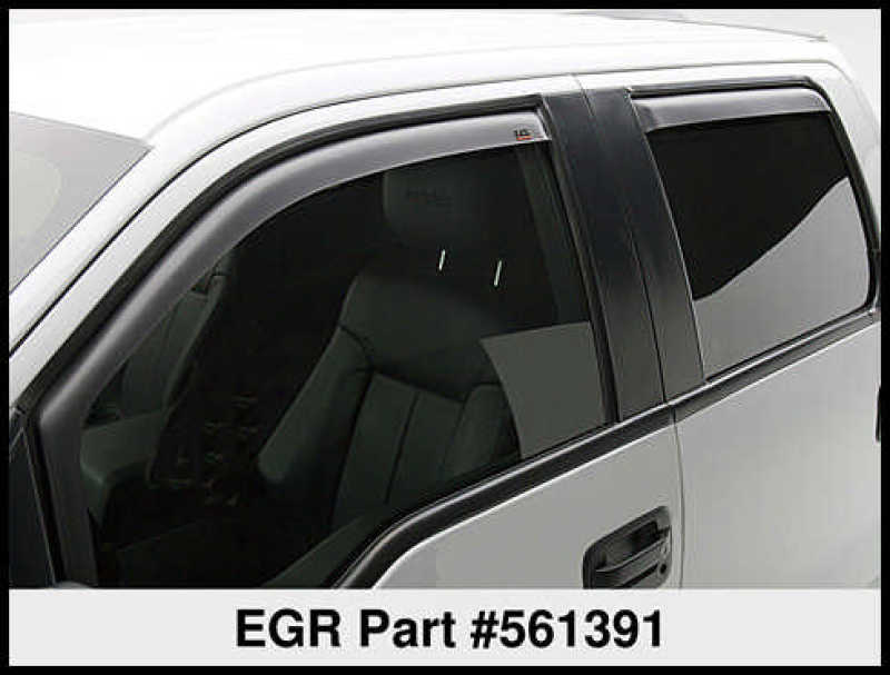 EGR 15+ Chevy Colorado/GMC Canyon Ext Cab In-Channel Window Visors - Set of 2 (561391) EGR 15+ Chevy Colorado/GMC Canyon Ext Cab In-Channel Window Visors - Set of 2 (561391)