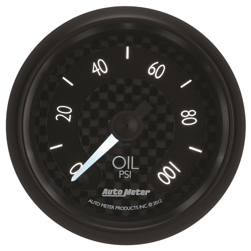 Autometer GT Series 52mm Full Sweep Electronic 0-100 PSI Oil Pressure Gauge Autometer GT Series 52mm Full Sweep Electronic 0-100 PSI Oil Pressure Gauge