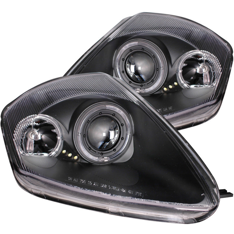 ANZO 2000-2005 Mitsubishi Eclipse Projector Headlights w/ Halo Black ANZO 2000-2005 Mitsubishi Eclipse Projector Headlights w/ Halo Black
