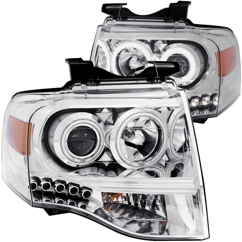 ANZO 2007-2014 Ford Expedition Projector Headlights Chrome ANZO 2007-2014 Ford Expedition Projector Headlights Chrome