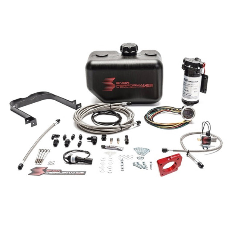 Snow Performance 05-14 STI Stg 2 Boost Cooler Water Injection Kit w/SS Brd Line & 4AN Fittings Snow Performance 05-14 STI Stg 2 Boost Cooler Water Injection Kit w/SS Brd Line & 4AN Fittings