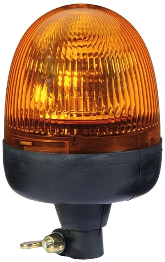 Hella Rota Compact 12V Amber Lens Beacon w/ Flexible Pole Mount Hella Rota Compact 12V Amber Lens Beacon w/ Flexible Pole Mount