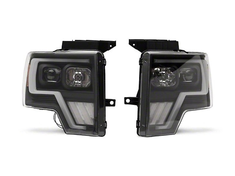 Raxiom 09-14 Ford F-150 G4 Projector Headlights- Black Housing (Clear Lens) Raxiom 09-14 Ford F-150 G4 Projector Headlights- Black Housing (Clear Lens)