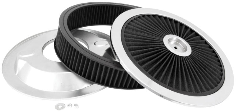 Spectre ExtraFlow HPR Air Cleaner Assembly 14in. x 3in. - Black Spectre ExtraFlow HPR Air Cleaner Assembly 14in. x 3in. - Black
