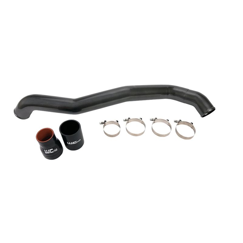Wehrli 11-16 Chevrolet 6.6L LML Duramax Driver Side 3in Intercooler Pipe - Fine Texture Black Wehrli 11-16 Chevrolet 6.6L LML Duramax Driver Side 3in Intercooler Pipe - Fine Texture Black