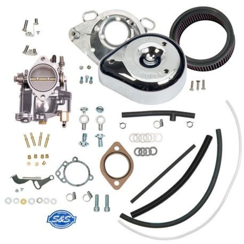S&S Cycle 93-99 BT Super G Partial Carburetor Kit w/o Manifold & Mounting Hardware S&S Cycle 93-99 BT Super G Partial Carburetor Kit w/o Manifold & Mounting Hardware