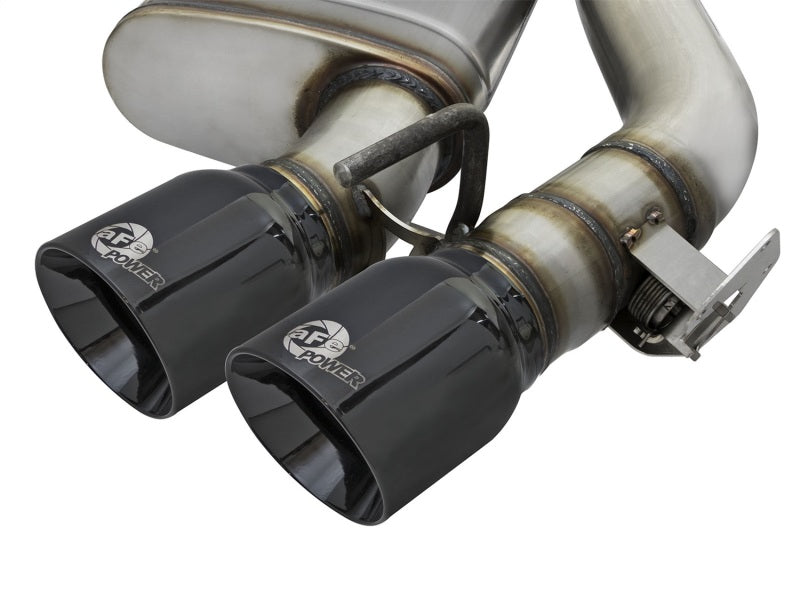 aFe MACHForce XP 3in 304 SS Axle-Back Exhaust Dual Exhaust (NPP) w/ Black Tips 16-17 Camaro SS V8 aFe MACHForce XP 3in 304 SS Axle-Back Exhaust Dual Exhaust (NPP) w/ Black Tips 16-17 Camaro SS V8