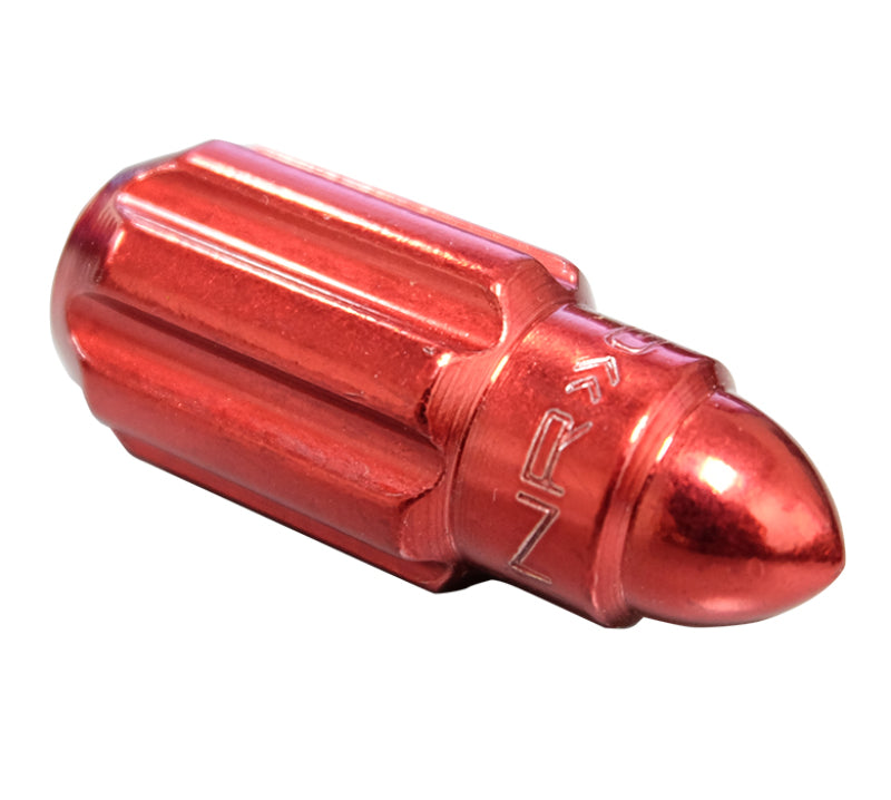NRG 500 Series M12 X 1.5 Bullet Shape Steel Lug Nut Set - 21 Pc w/Lock Key - Red NRG 500 Series M12 X 1.5 Bullet Shape Steel Lug Nut Set - 21 Pc w/Lock Key - Red