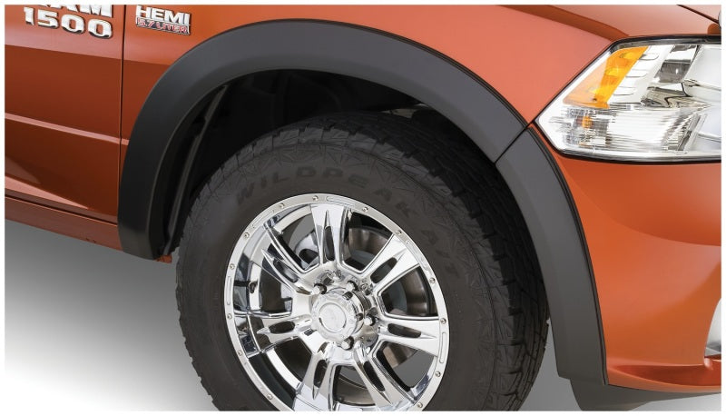 Bushwacker 09-18 Dodge Ram 1500 Fleetside OE Style Flares 4pc 67.4/76.3/96.3in Bed - Black Bushwacker 09-18 Dodge Ram 1500 Fleetside OE Style Flares 4pc 67.4/76.3/96.3in Bed - Black
