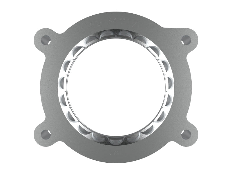aFe 2020 Vette C8 Silver Bullet Aluminum Throttle Body Spacer Works w/ Factory Intake Only - Silver aFe 2020 Vette C8 Silver Bullet Aluminum Throttle Body Spacer Works w/ Factory Intake Only - Silver