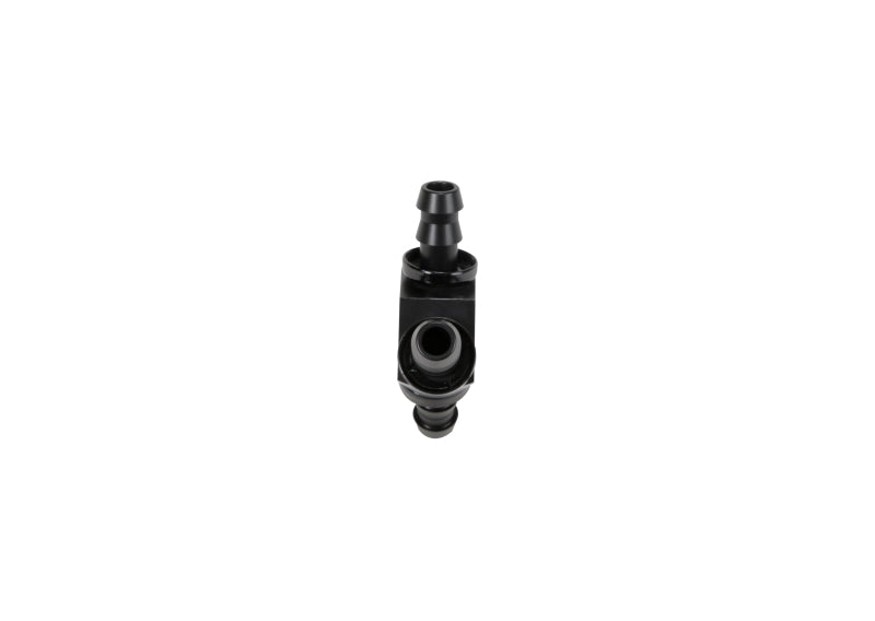 Fleece Performance Universal 3/8in Aluminum Y Barbed Fitting (For -6 Pushlock Hose) - Black Anodized Fleece Performance Universal 3/8in Aluminum Y Barbed Fitting (For -6 Pushlock Hose) - Black Anodized