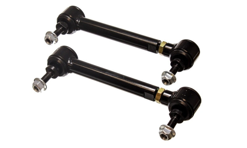 Energy Suspension Universal Black 6-3/4in-7-3/4in inAin Range Pivot Style End Link Set Energy Suspension Universal Black 6-3/4in-7-3/4in inAin Range Pivot Style End Link Set