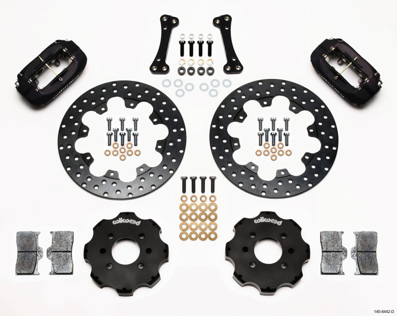 Wilwood Forged Dynalite Front Drag Kit Drilled Rotor Integra/Civic w/Fac.262mm Rtr Wilwood Forged Dynalite Front Drag Kit Drilled Rotor Integra/Civic w/Fac.262mm Rtr
