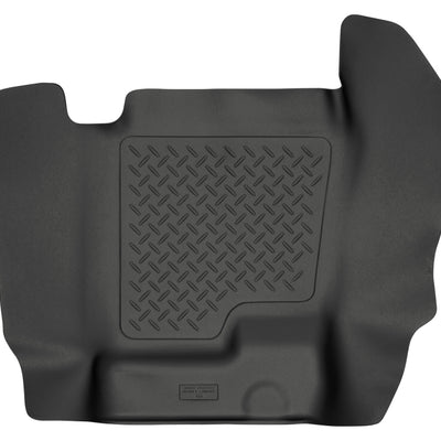 Husky Liners 07-12 Chevy Silverado/GMC Sierra Crew Cab WeatherBeater Center Hump Black Floor Liner