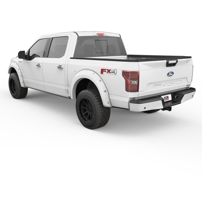 EGR 2018 Ford F150 Bolt-On Look Color Match Fender Flares - Set - Oxford White EGR 2018 Ford F150 Bolt-On Look Color Match Fender Flares - Set - Oxford White