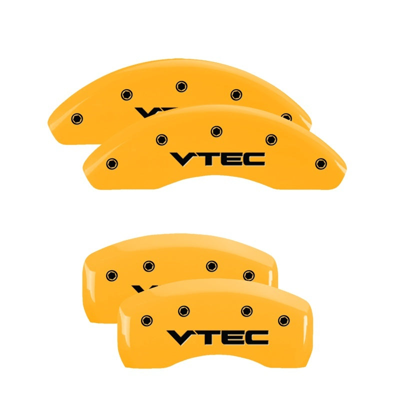 MGP 4 Caliper Covers Engraved Front & Rear Vtech Yellow Finish Black Char 2004 Acura RSX MGP 4 Caliper Covers Engraved Front & Rear Vtech Yellow Finish Black Char 2004 Acura RSX