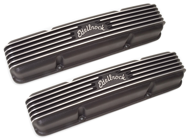 Edelbrock Valve Cover Classic Series Chevrolet 1959-1986 262-400 CI V8 Black Edelbrock Valve Cover Classic Series Chevrolet 1959-1986 262-400 CI V8 Black