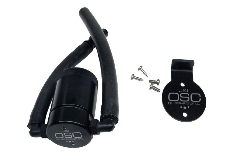 J&L 99-04 Ford Lightning Driver Side Oil Separator 3.0 - Black Anodized J&L 99-04 Ford Lightning Driver Side Oil Separator 3.0 - Black Anodized