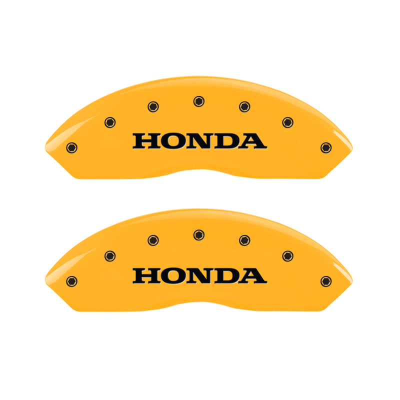 MGP 4 Caliper Covers Engraved Front Honda Rear H Logo Yellow Finish Black Char 2004 Honda Pilot MGP 4 Caliper Covers Engraved Front Honda Rear H Logo Yellow Finish Black Char 2004 Honda Pilot