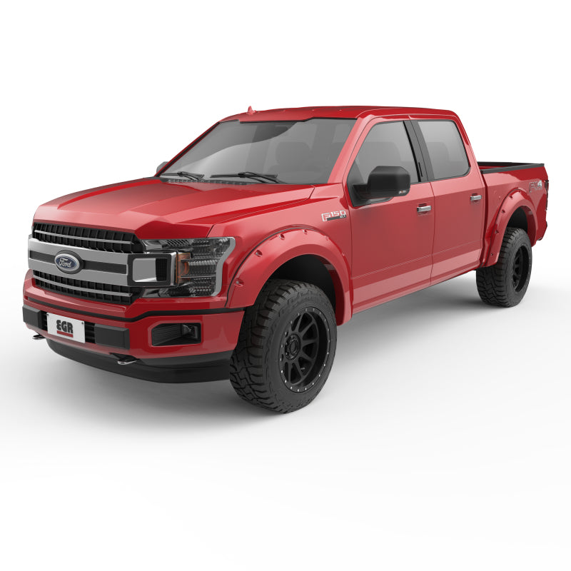 EGR 2018 Ford F150 Bolt-On Look Color Match Fender Flares - Set - Race Red EGR 2018 Ford F150 Bolt-On Look Color Match Fender Flares - Set - Race Red