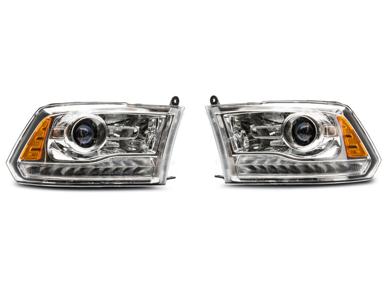 Raxiom 09-18 Dodge RAM 1500 LED Halo Headlights w/ Swtchbck Turn Signals- Chrome Hsng (Clear Lens) Raxiom 09-18 Dodge RAM 1500 LED Halo Headlights w/ Swtchbck Turn Signals- Chrome Hsng (Clear Lens)