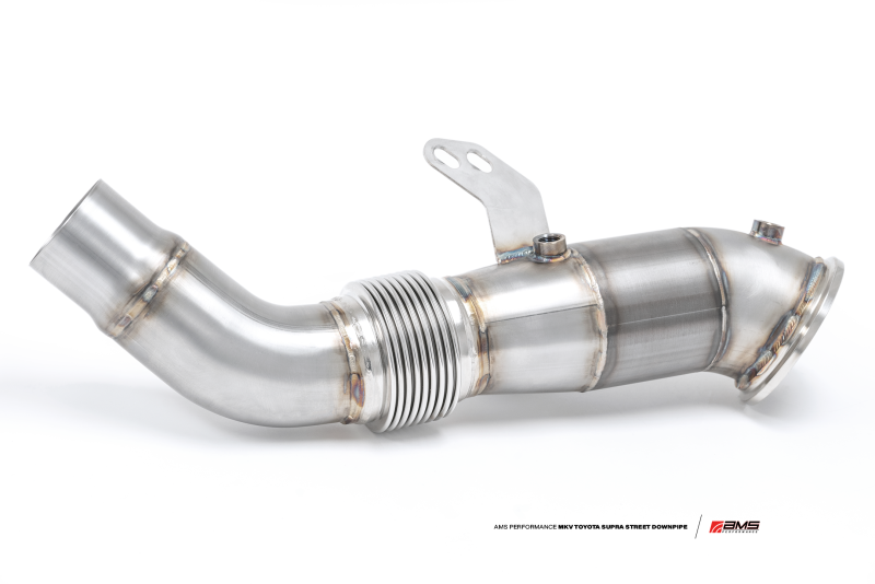 AMS Performance 2020+ Toyota Supra A90 Street Downpipe w/GESI Catalytic Converter AMS Performance 2020+ Toyota Supra A90 Street Downpipe w/GESI Catalytic Converter