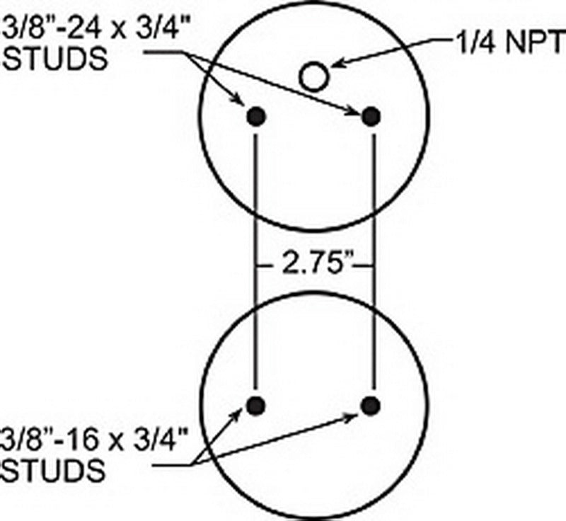 Firestone Ride-Rite Replacement Air Spring Bellow (Rear) 26C (W217607325) Firestone Ride-Rite Replacement Air Spring Bellow (Rear) 26C (W217607325)