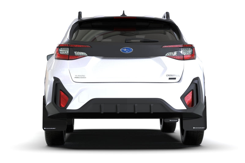 Rally Armor 2024 Subaru Crosstrek Black UR Mud Flap Grey Logo Rally Armor 2024 Subaru Crosstrek Black UR Mud Flap Grey Logo