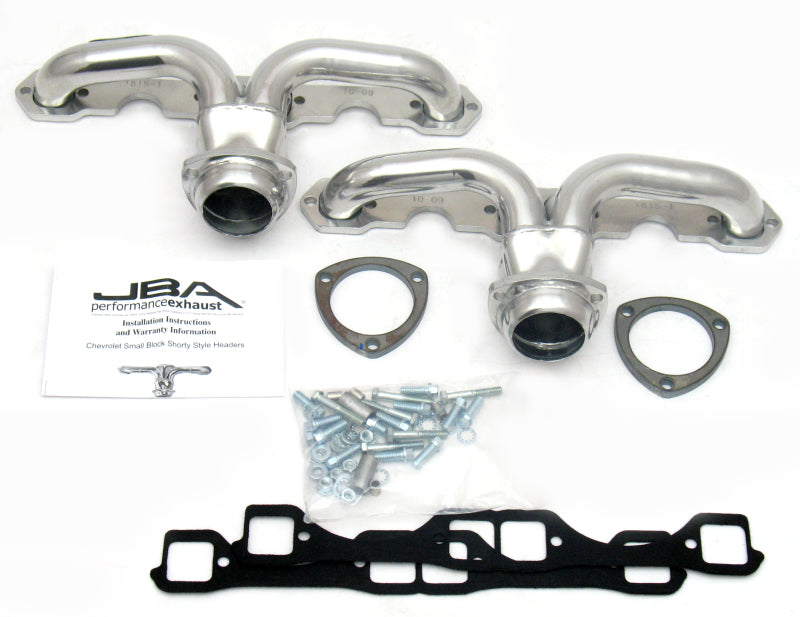 JBA 57-74 Chevrolet Corvette 265-400 SBC 1-5/8in Primary Silver Ctd Tight Tuck Header JBA 57-74 Chevrolet Corvette 265-400 SBC 1-5/8in Primary Silver Ctd Tight Tuck Header