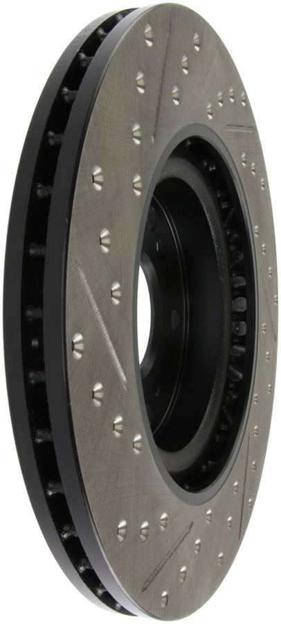 StopTech 02-06 Acura RSX Type S / 06-09 Honda Civic Si Slotted & Drilled Left Front Rotor StopTech 02-06 Acura RSX Type S / 06-09 Honda Civic Si Slotted & Drilled Left Front Rotor