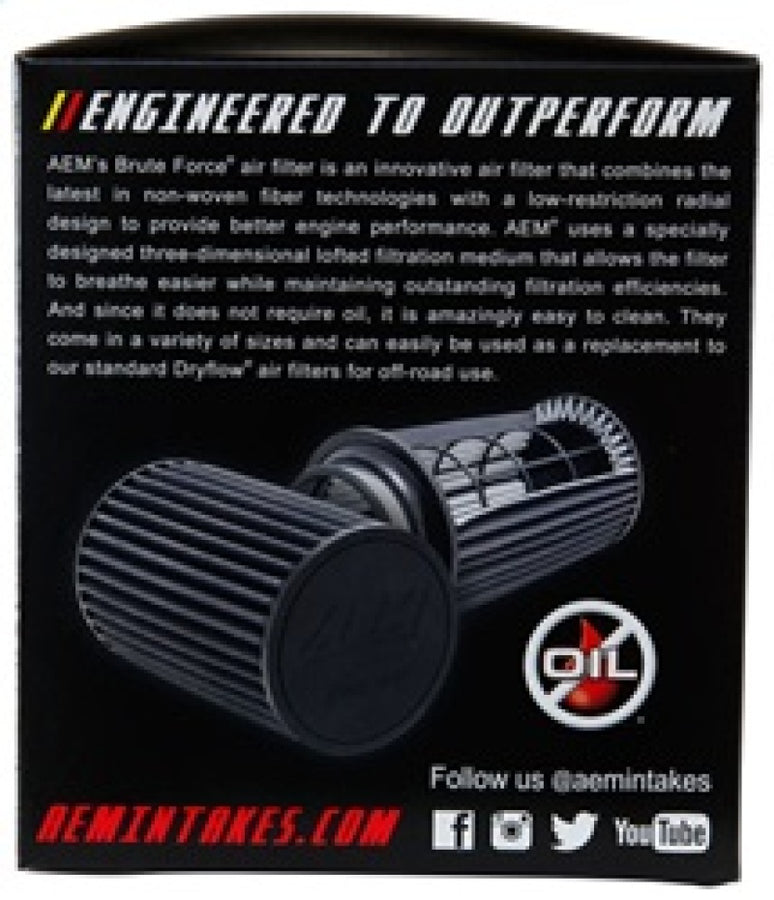 AEM 3 in x 5 in Dryflow Air Filter AEM 3 in x 5 in Dryflow Air Filter