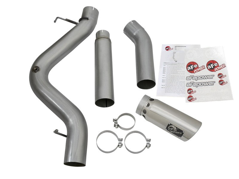 aFe LARGE Bore HD 5in Exhausts DPF-Back SS w/ Pol Tips 16-17 GM Diesel Truck V8-6.6L (td) LML/L5P aFe LARGE Bore HD 5in Exhausts DPF-Back SS w/ Pol Tips 16-17 GM Diesel Truck V8-6.6L (td) LML/L5P