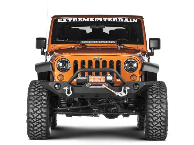 Raxiom 07-18 Jeep Wrangler JK 20-In Light Bar Hood Mounting Brackets Raxiom 07-18 Jeep Wrangler JK 20-In Light Bar Hood Mounting Brackets