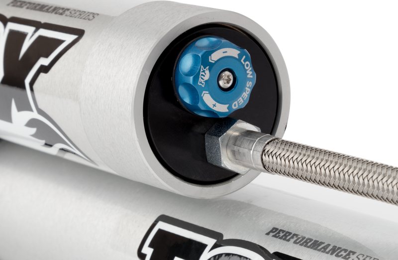 Fox 03+ 4Runner 2.0 Perf Series 9.1in. Smooth Body Remote Res. Rear Shock CD Adjuster / 0-1.5in Lift Fox 03+ 4Runner 2.0 Perf Series 9.1in. Smooth Body Remote Res. Rear Shock CD Adjuster / 0-1.5in Lift