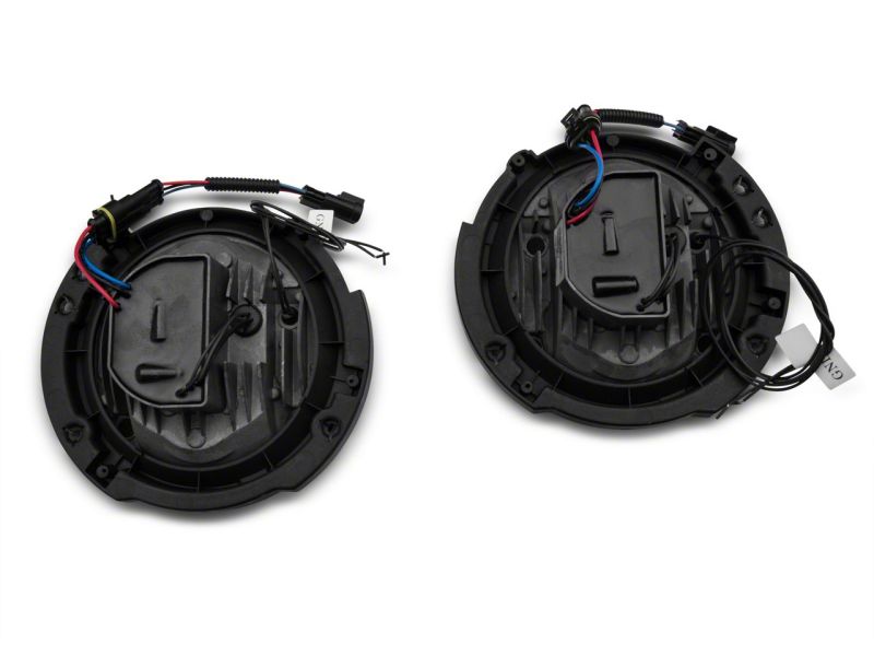 Raxiom07-18 Jeep Wrangler JK LED Halo Projector Headlights- Chrome Housing (Clear Lens) Raxiom07-18 Jeep Wrangler JK LED Halo Projector Headlights- Chrome Housing (Clear Lens)