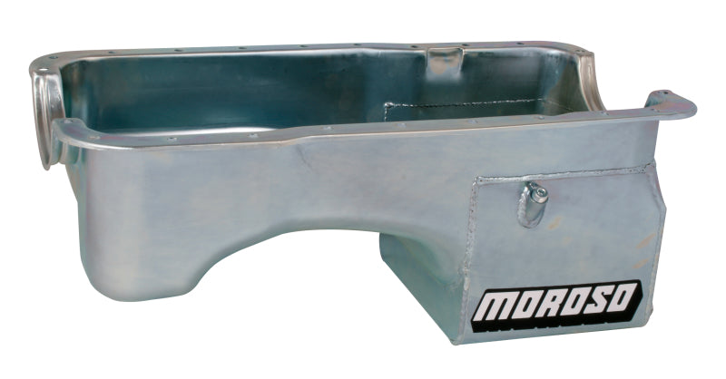 Moroso Ford 289-302 (w/Rear Sump) Wet Sump 7qt 9in Steel Oil Pan Moroso Ford 289-302 (w/Rear Sump) Wet Sump 7qt 9in Steel Oil Pan