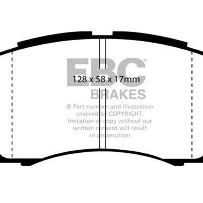 EBC 95-96 Subaru Impreza 2.2 Yellowstuff Front Brake Pads
