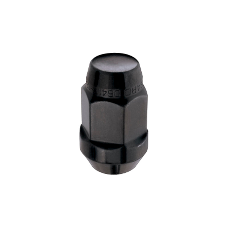 McGard Hex Lug Nut (Cone Seat Bulge Style) 1/2-20 / 3/4 Hex / 1.45in. Length (4-pack) - Black McGard Hex Lug Nut (Cone Seat Bulge Style) 1/2-20 / 3/4 Hex / 1.45in. Length (4-pack) - Black