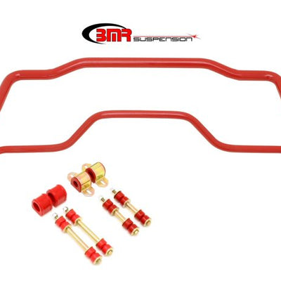 BMR 82-82 3rd Gen F-Body Front & Rear Sway Bar Kit w/ Bushings - Red