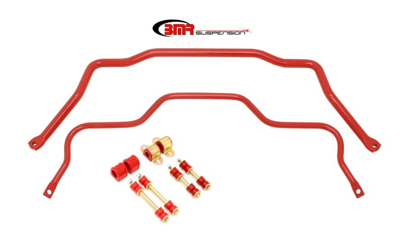 BMR 82-82 3rd Gen F-Body Front & Rear Sway Bar Kit w/ Bushings - Red BMR 82-82 3rd Gen F-Body Front & Rear Sway Bar Kit w/ Bushings - Red